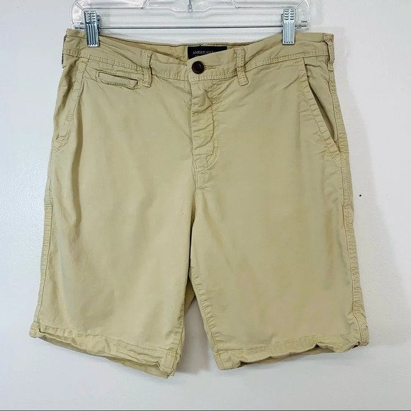 American Eagle Chinos Shorts Men  30 Classic Next Level‎ Flex Tan Lightweight 9” - Picture 1 of 10